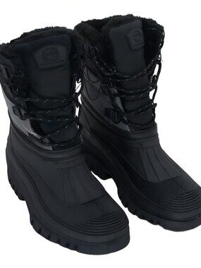 Polar Range Men's Peak Cold Weather Snow Boots Black US 10